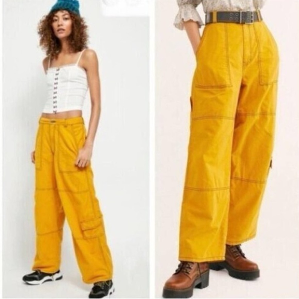 ✨HP✨ NWTS Free People Calendula Wide-Leg Pants (6)